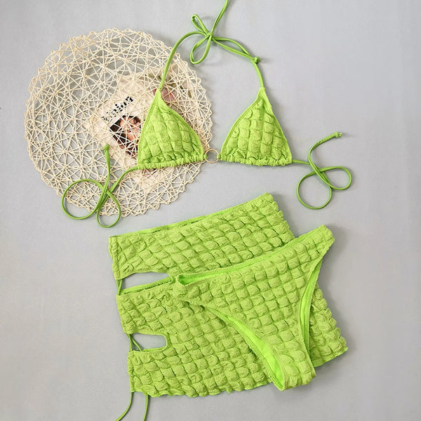 Watch The Waves 3 Piece Bikini