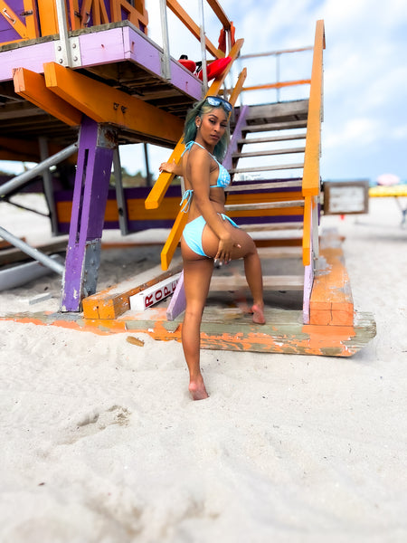 Ocean Blue Two Piece Bikini